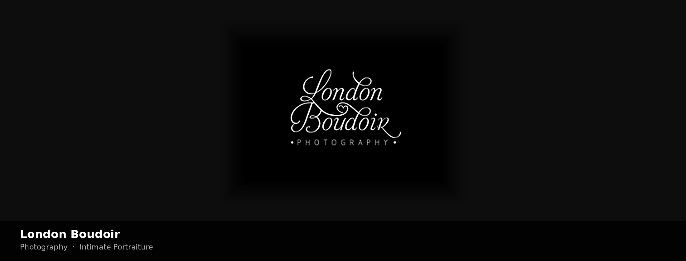 London Boudoir brand identity: primary mark